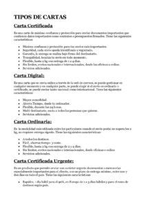 que es una carta ordinaria|Diferencias entre carta ordinaria y certificada